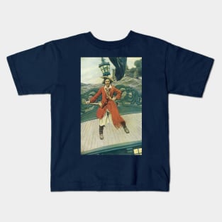 Captain Keitt by Howard Pyle Kids T-Shirt